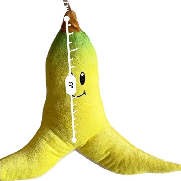 SÚPER MARIO KART MOCCHI MOCCHI BANANA PLUSH TOY NINTENDO - Picture 3 of 7